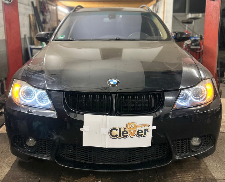 Rénovation optique et conversion LED sur BMW Série 3 (2006) à Gretz-Armainvilliers