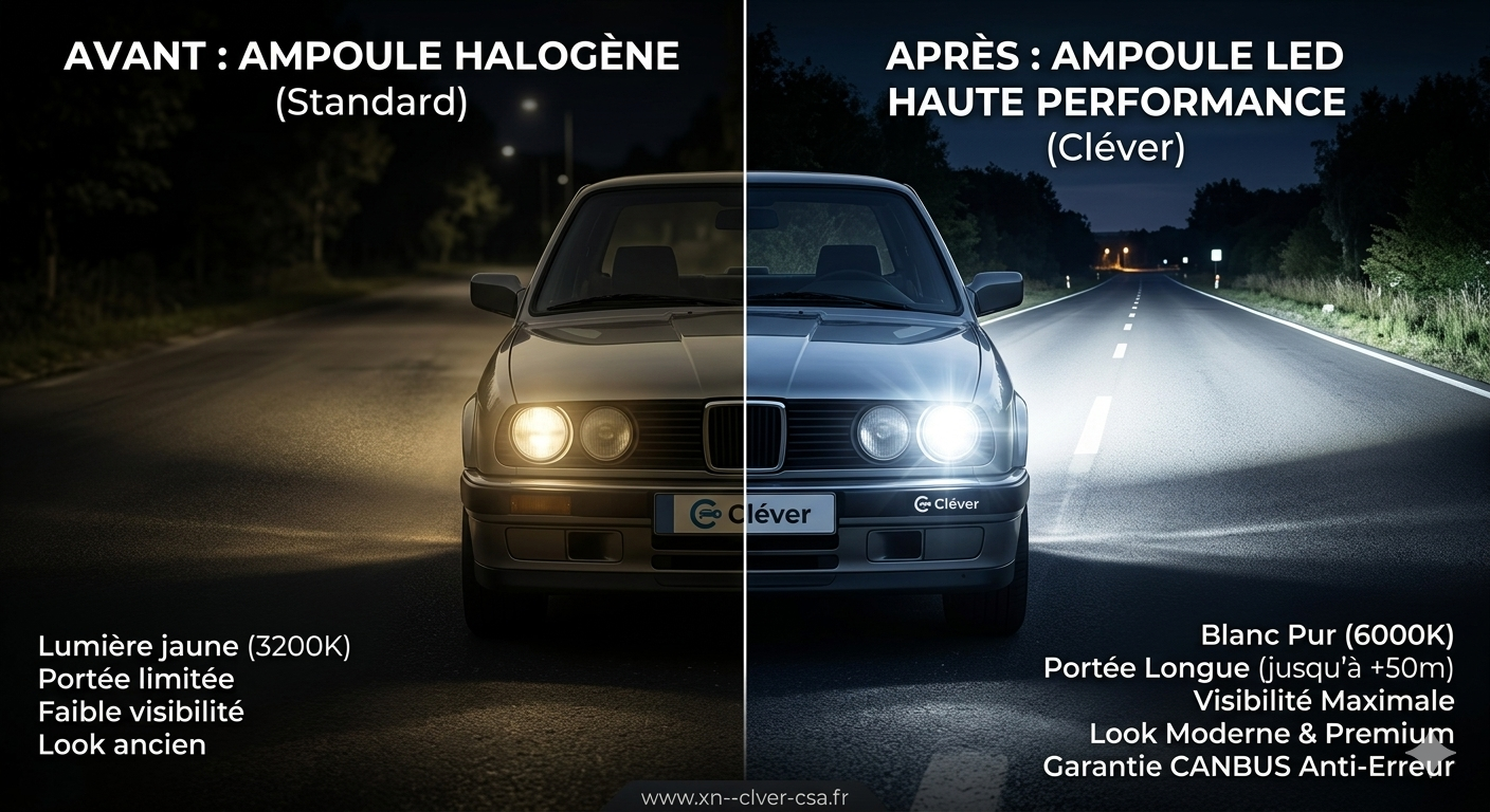 Éclairage Auto : Remplacement d'Ampoules HS et Passage au LED