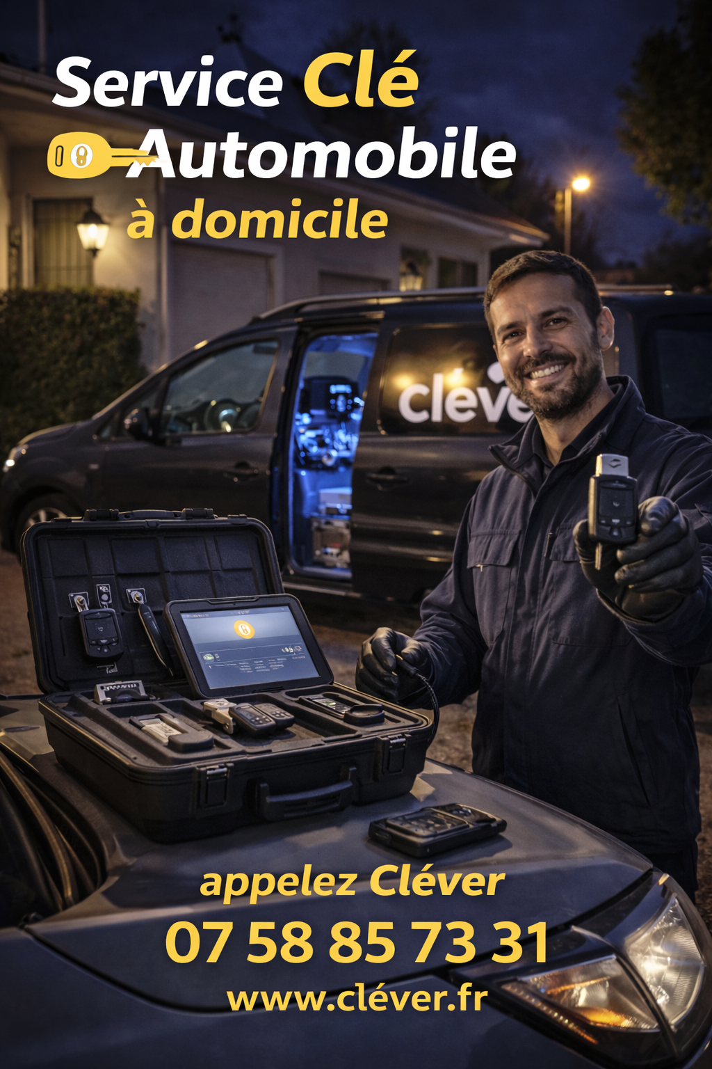 Service Clé Automobile : Votre Expert Serrurier Voiture à Domicile