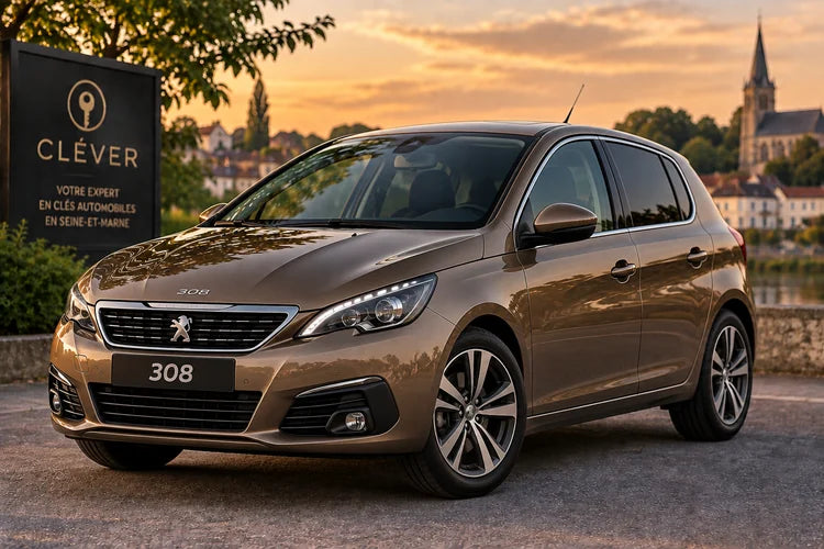 Double de clé Peugeot 308 2020 à Chessy après la perte d’une clé